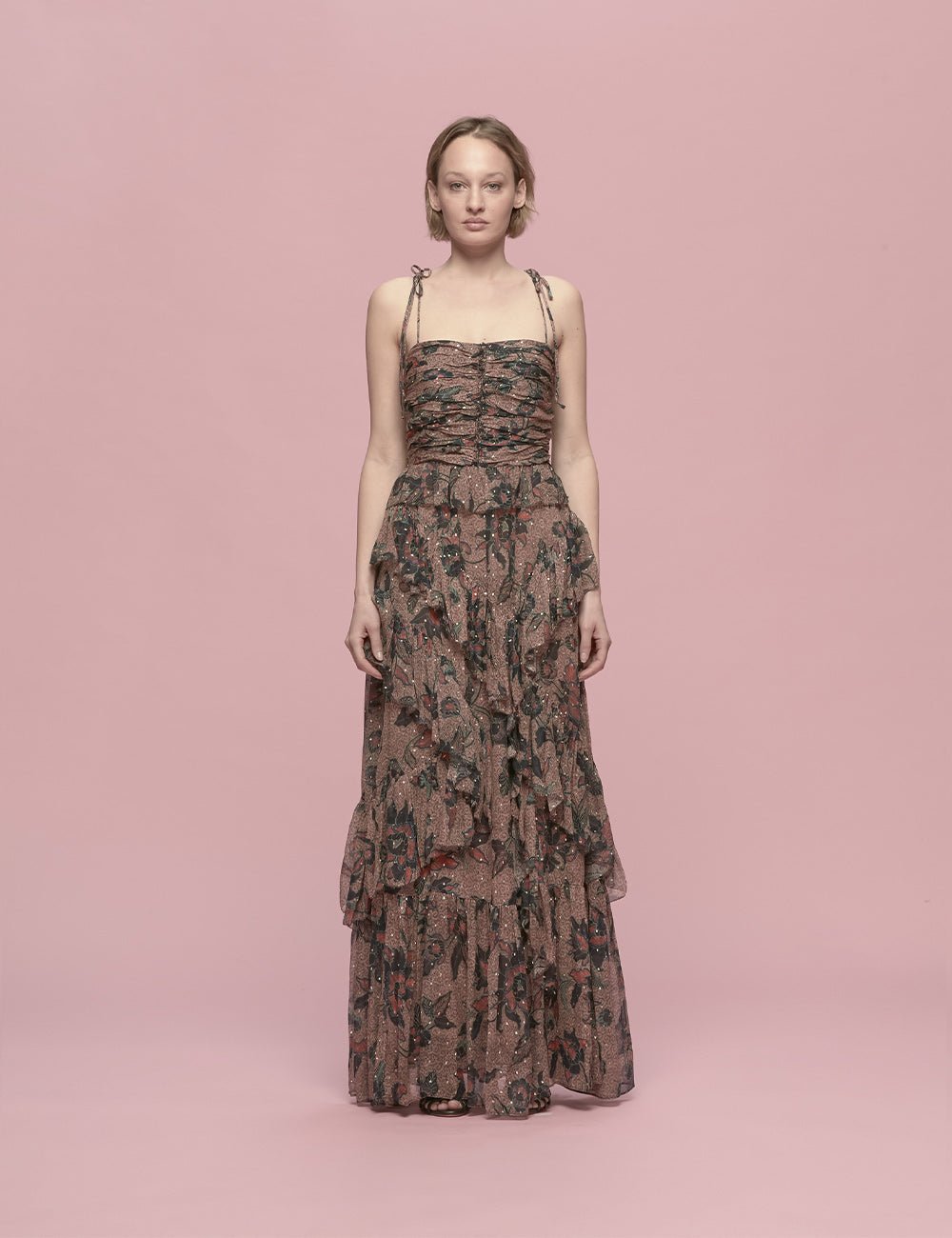 abito aveline coral - ulla johnson - abito