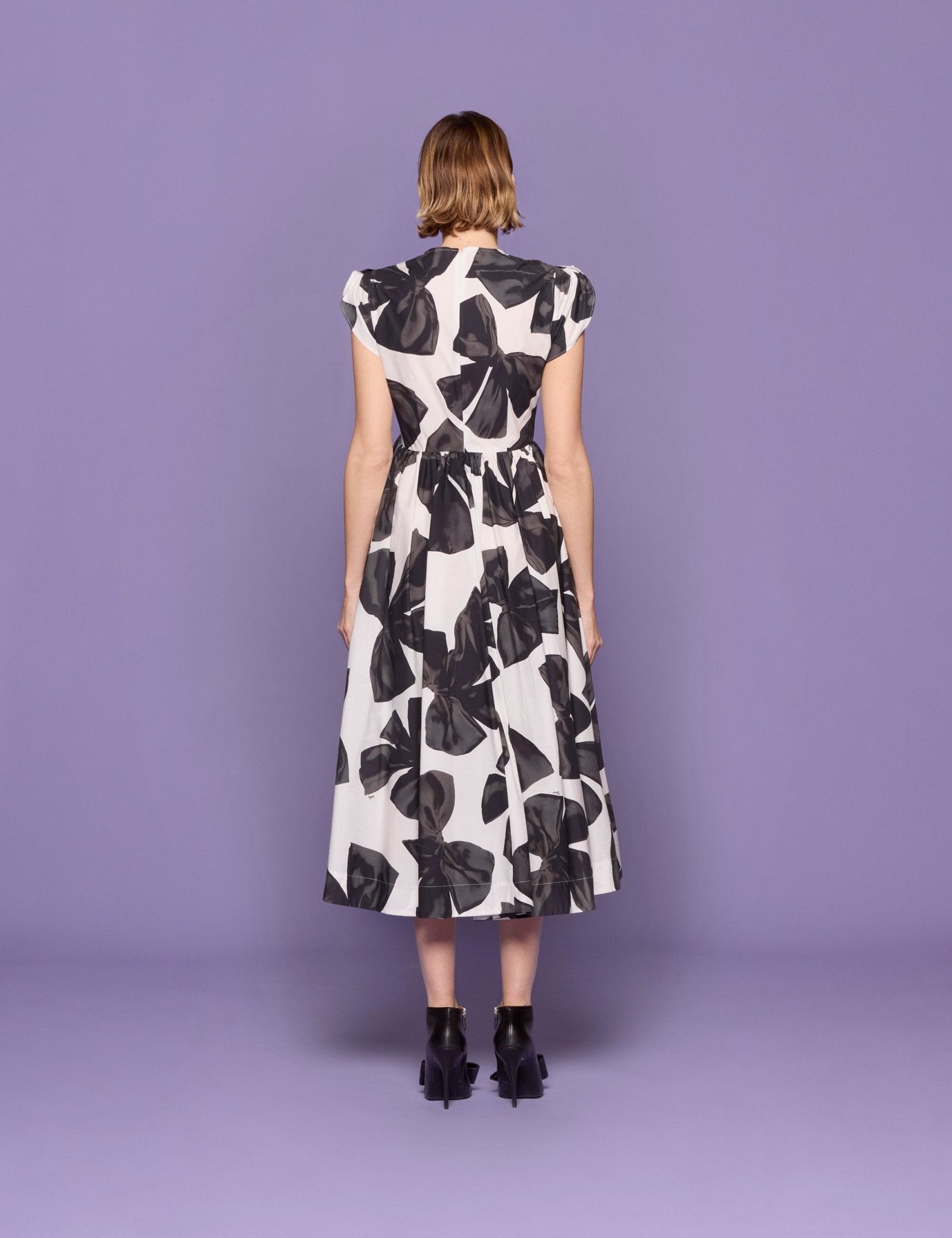 abito cotone fiocco - vivetta - abito