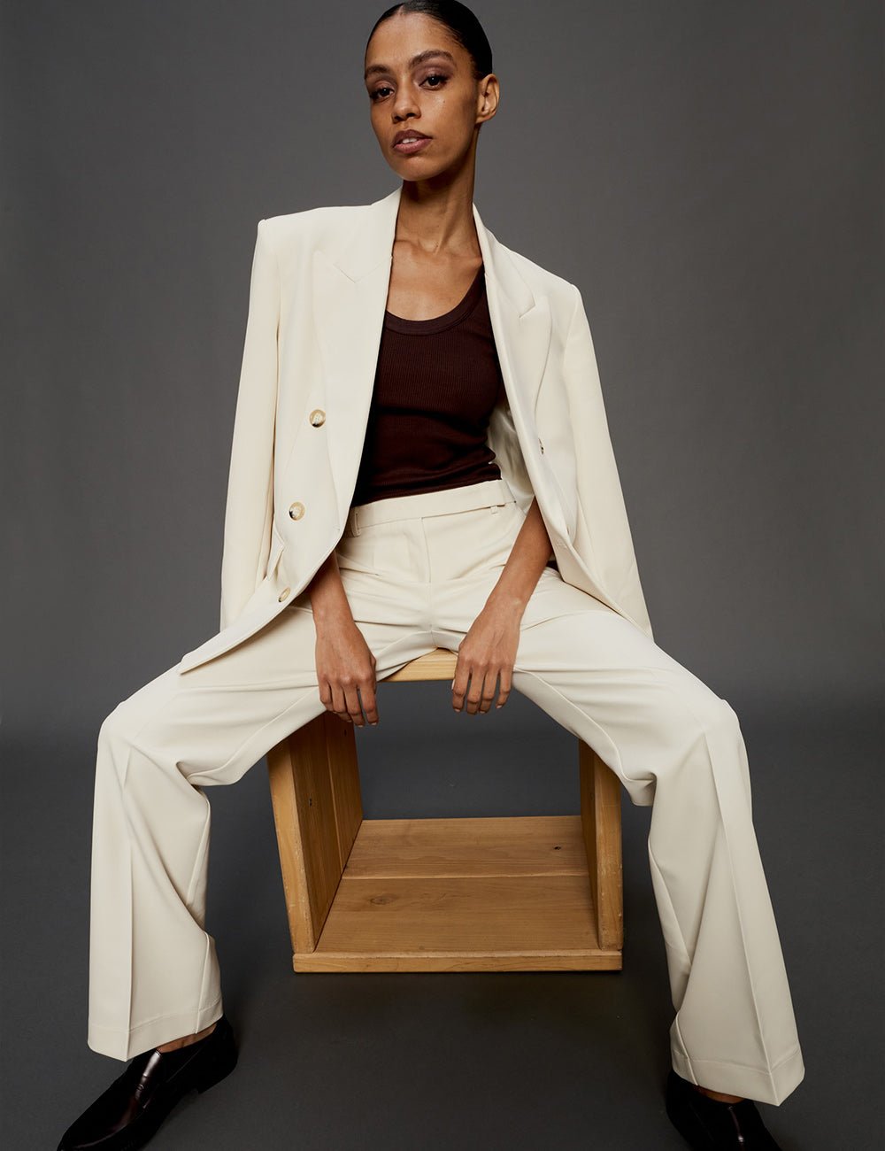 blazer doppiopetto - ombra - blazer