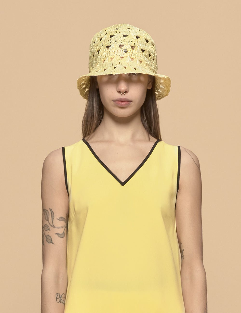 crochet hat saveria - flapper - cappello