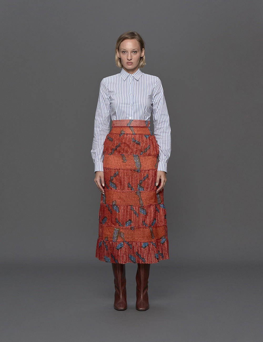 Gonna Organza Macula - stella jean - gonna