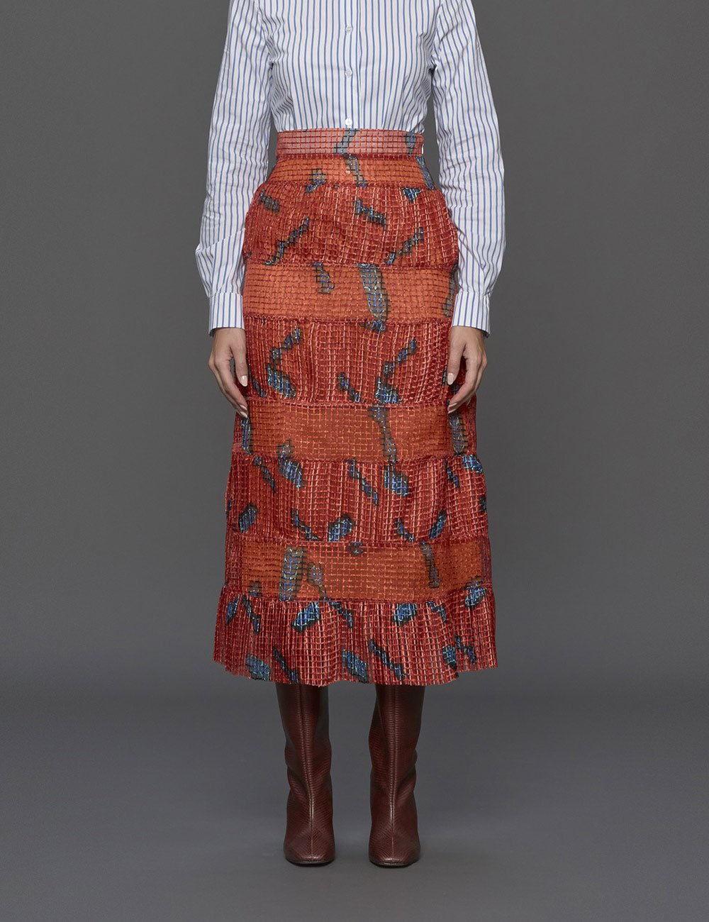 Gonna Organza Macula - stella jean - gonna