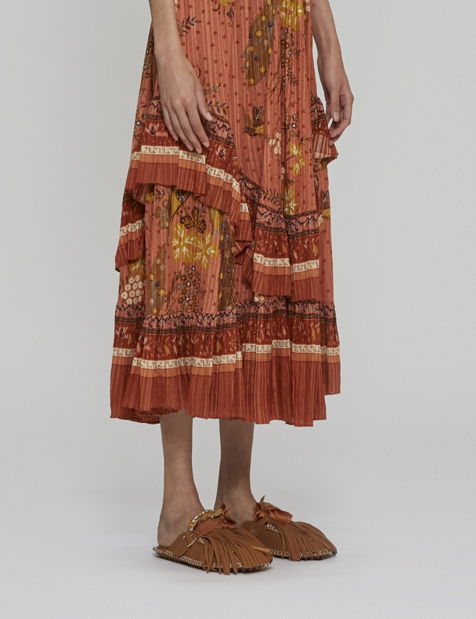 puli mule pelle marrone - 1309sr - sabot