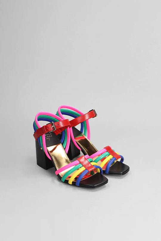 sandalo Camilla multicolor - laurence dacade - sandalo tacco