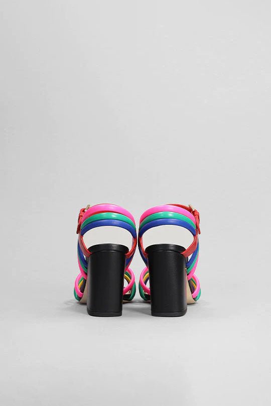 sandalo Camilla multicolor - laurence dacade - sandalo tacco