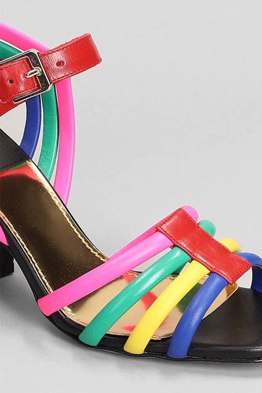 sandalo Camilla multicolor - laurence dacade - sandalo tacco