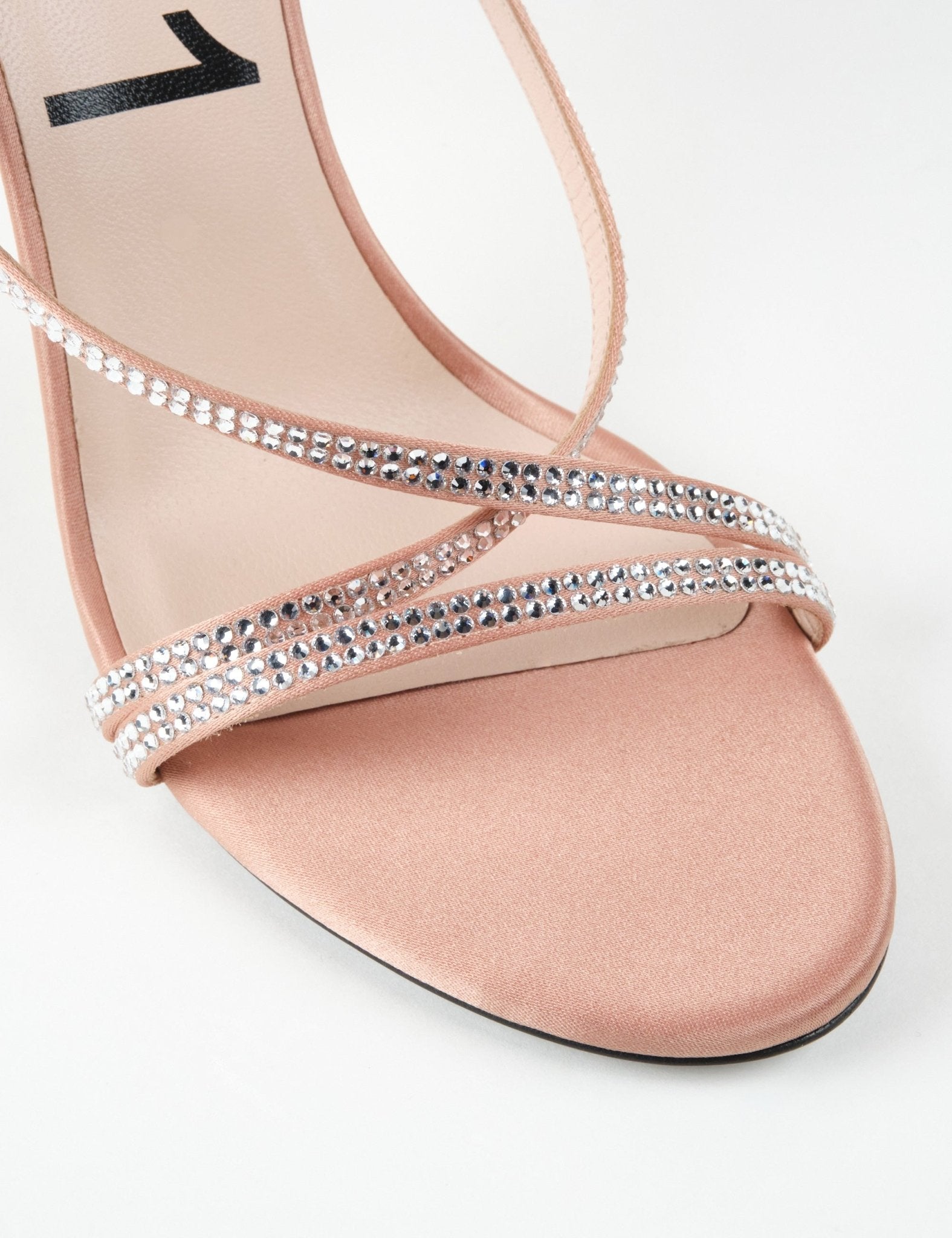 sandalo cinturino strass - n21 alessandro dell'acqua - sandalo tacco