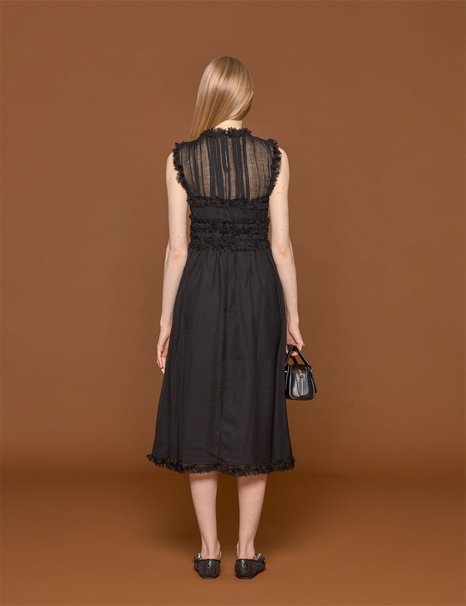 abito aberdeen noir - ulla johnson - abito