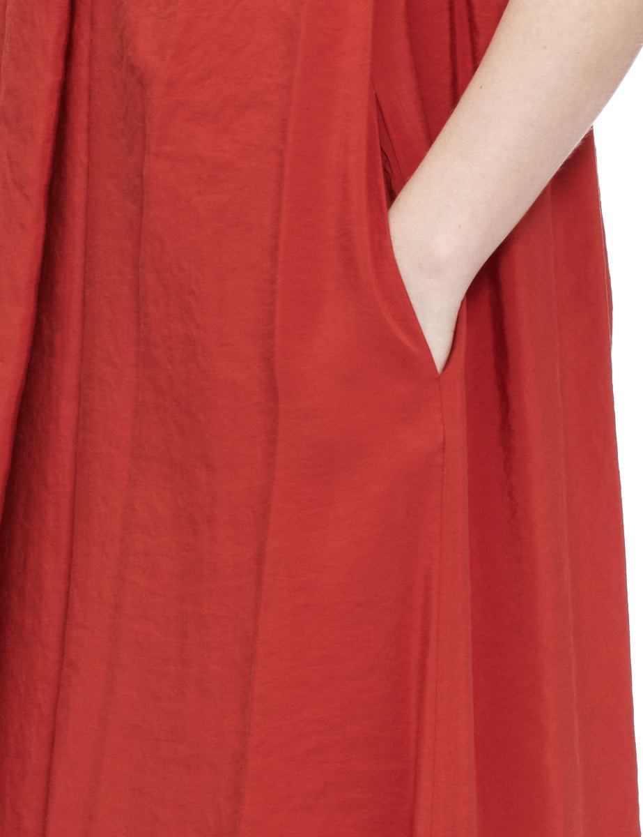 abito ampio kimono arancione - alpha - abito