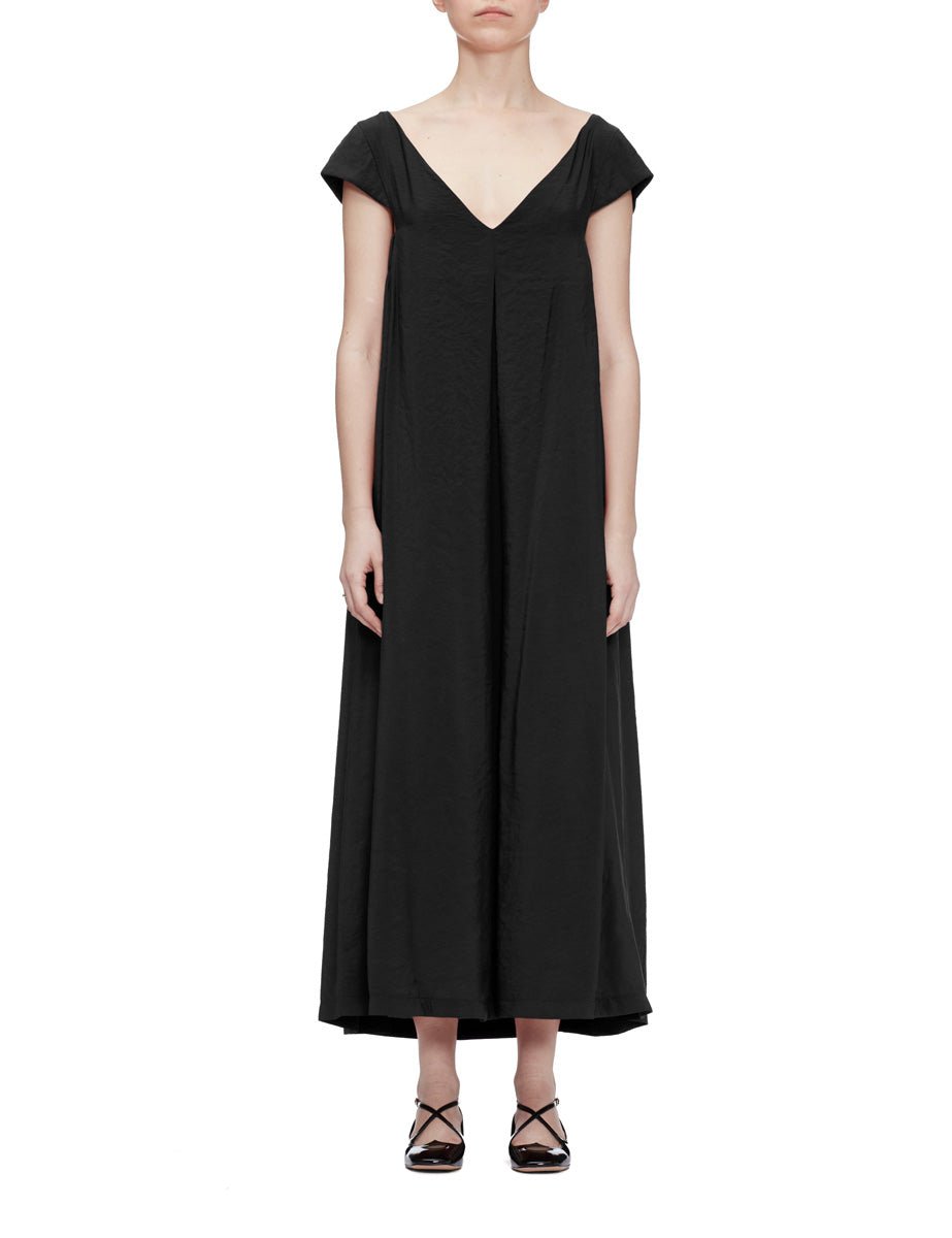 abito ampio kimono nero - alpha - abito