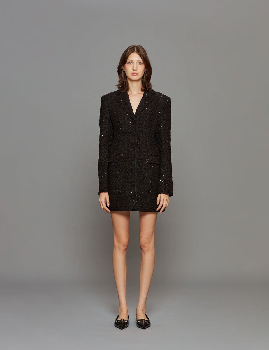 abito blazer nero - rotate - abito