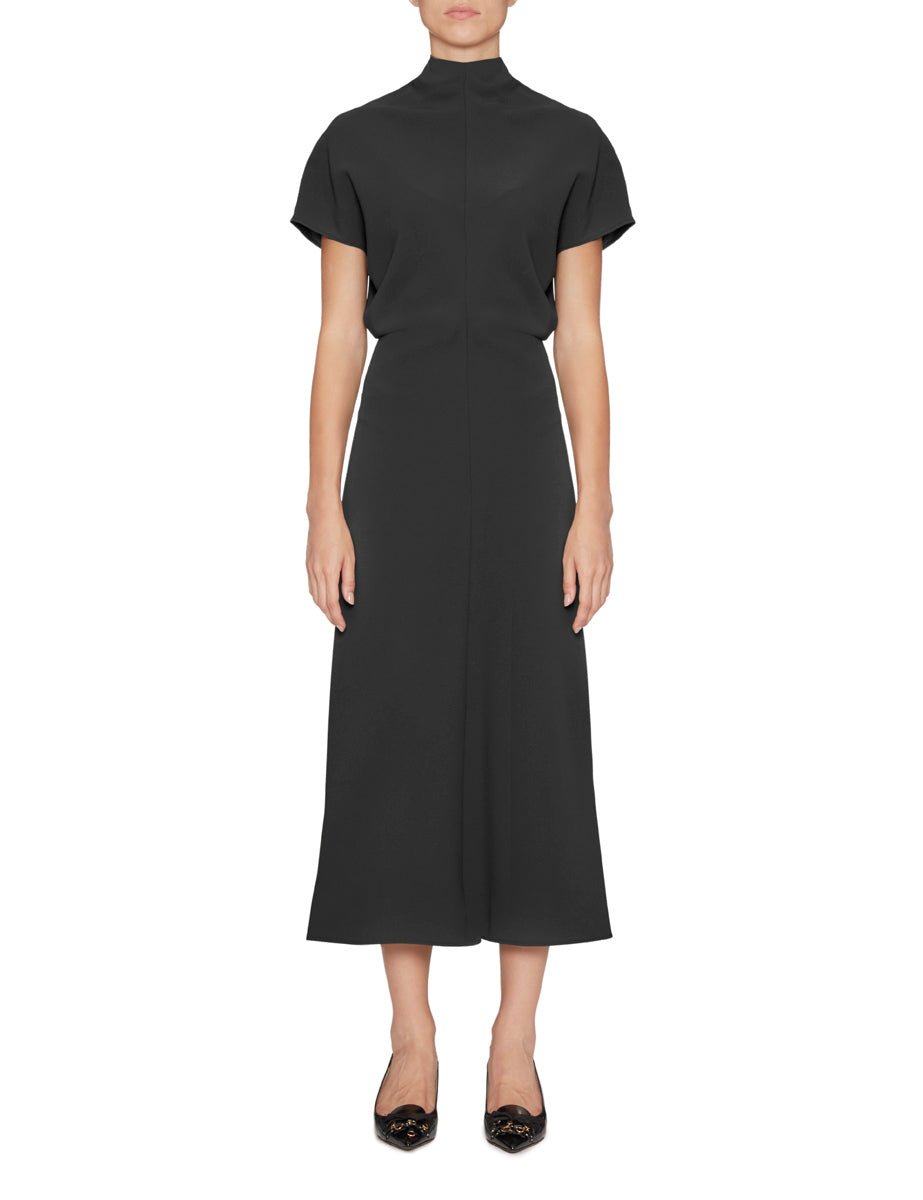 abito cady sbieco nero - Frida SRL