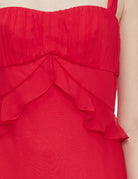 abito chandra chiffon fucsia - Frida SRL