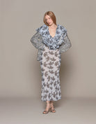 abito chiffon bianco delicate lace - rotate - abito