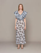 abito chiffon bianco delicate lace - rotate - abito