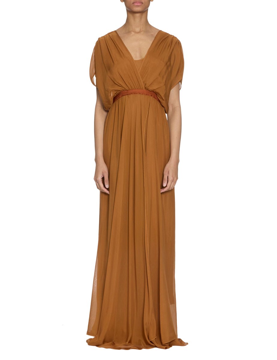 abito chiffon terra - forte forte - abito