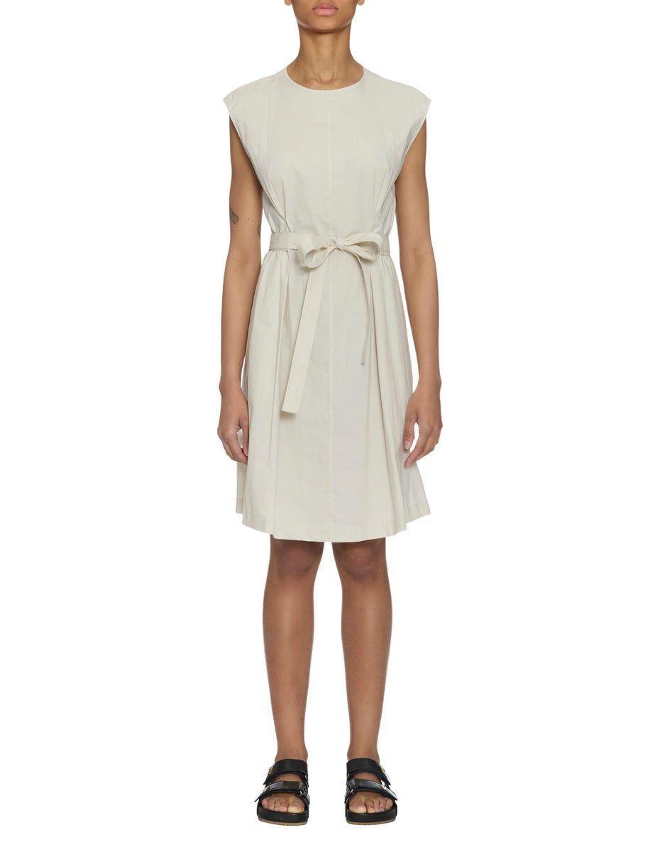 abito cinturato popeline light oak - woolrich - abito