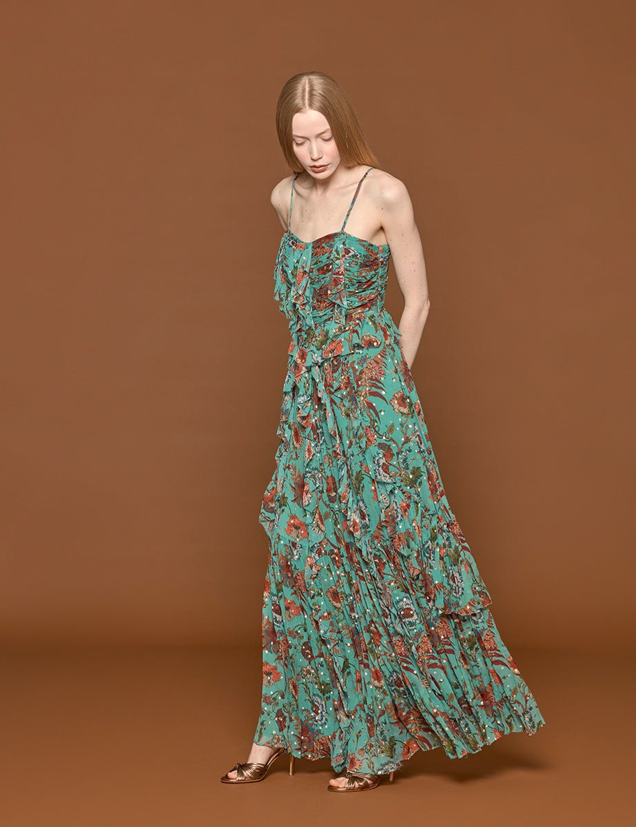 abito colette gown garden bloom - ulla johnson - abito