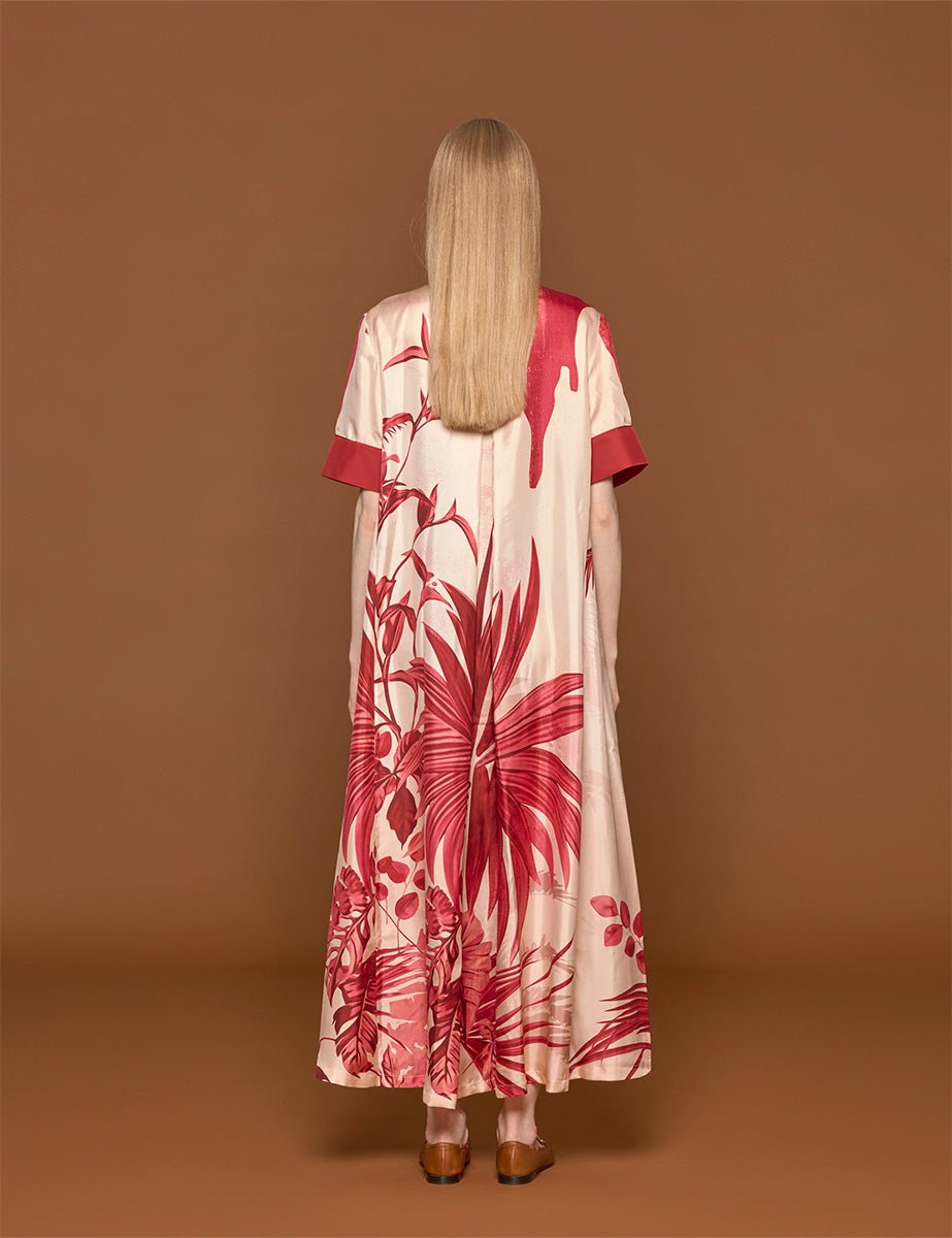 abito cranto palme rosa chiaro - for restless sleepers - chemisier