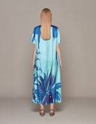 abito criso azzurro blu palme - for restless sleepers - abito