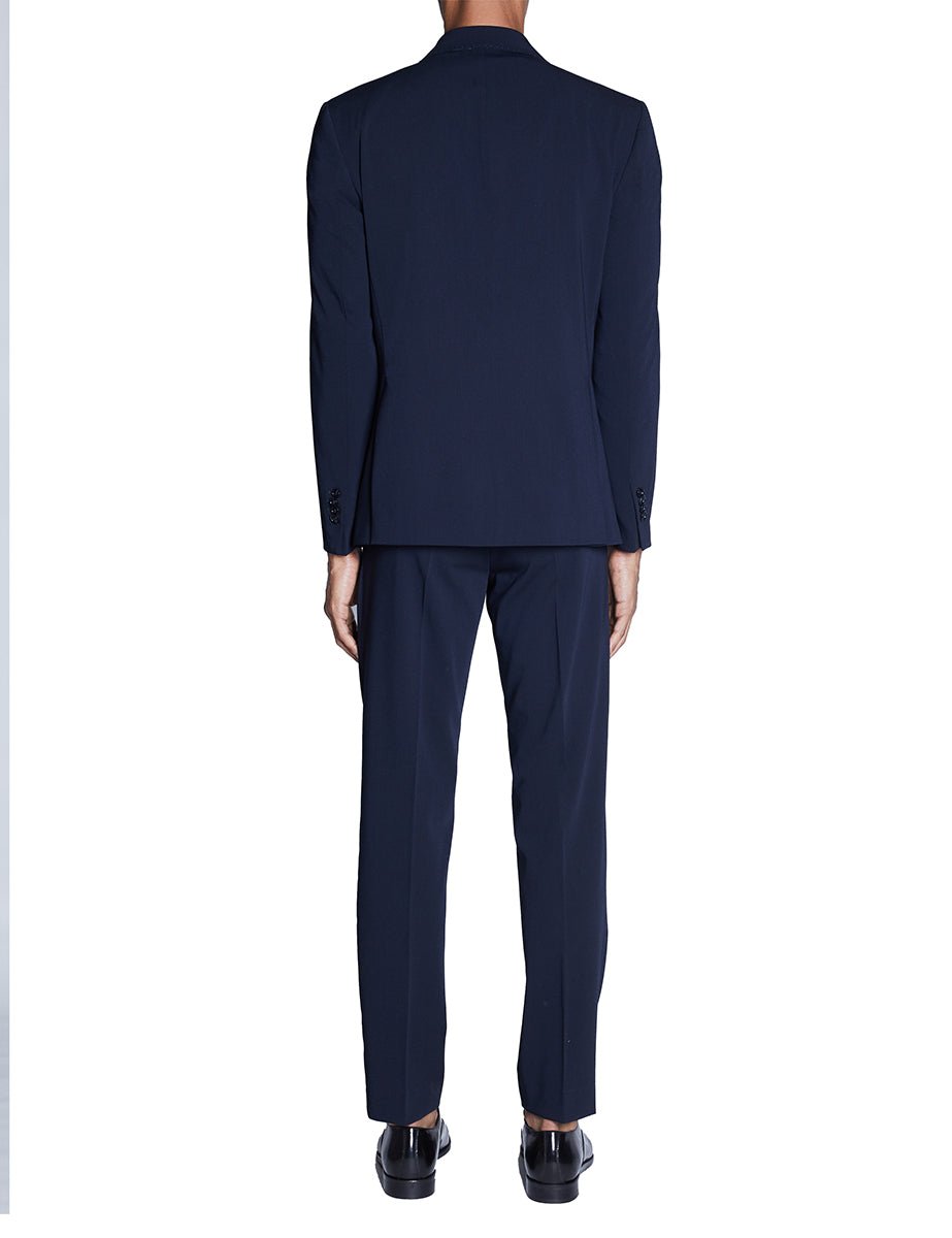 abito doppiopetto revers lancia blu - bharnaba - completo doppiopetto