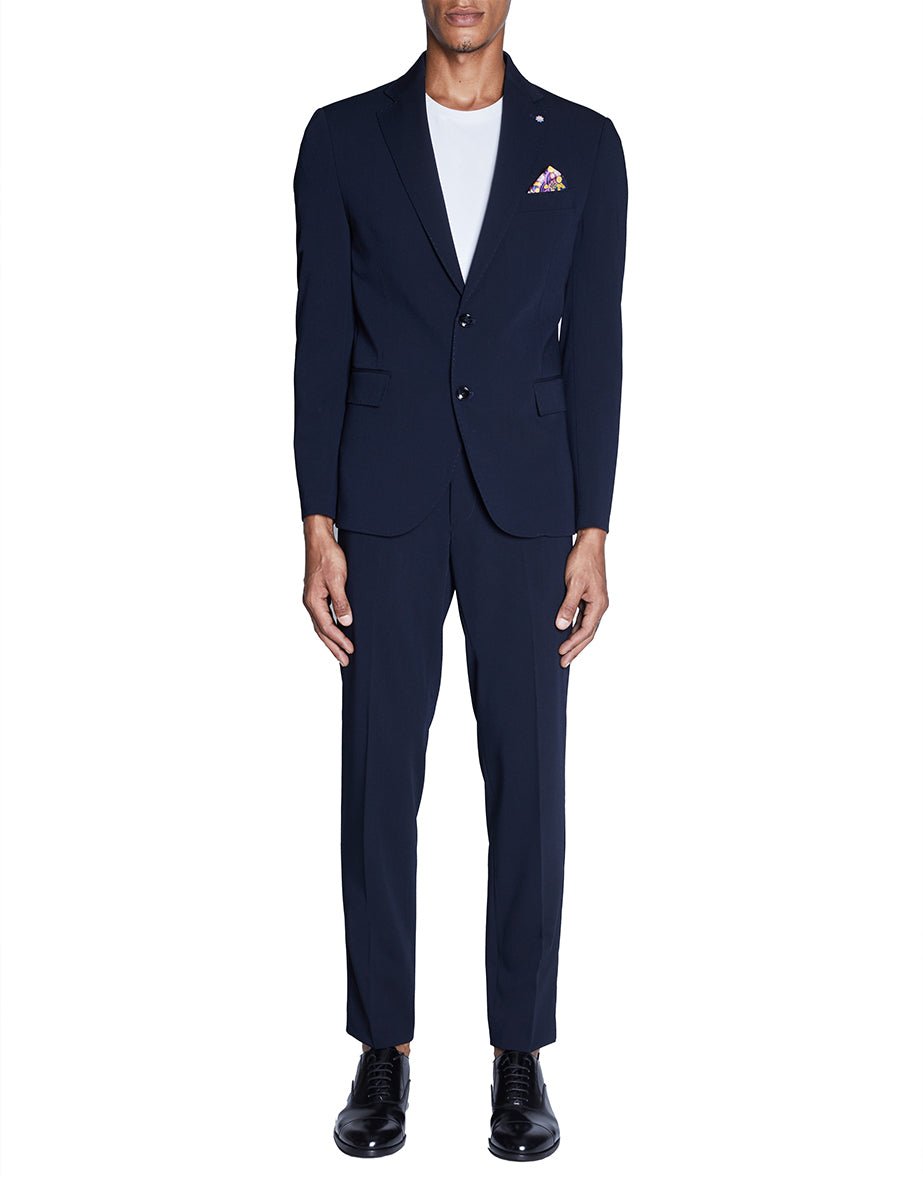 abito doppiopetto revers lancia blu - bharnaba - completo doppiopetto