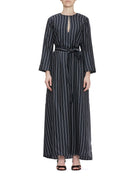 abito gessato blu navy - co.go - abito