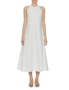 abito halter cotone off white - rohe - abito