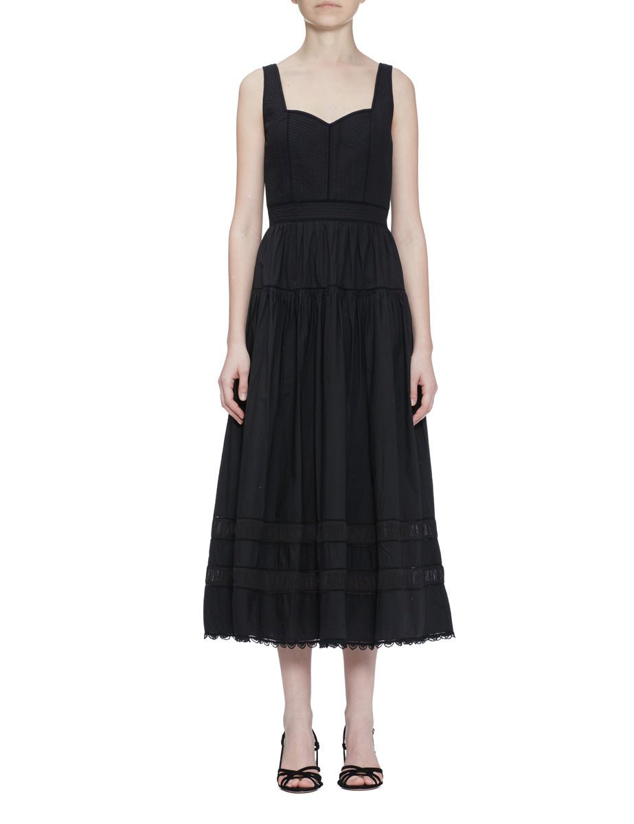 abito isadora cotone noir - Frida SRL