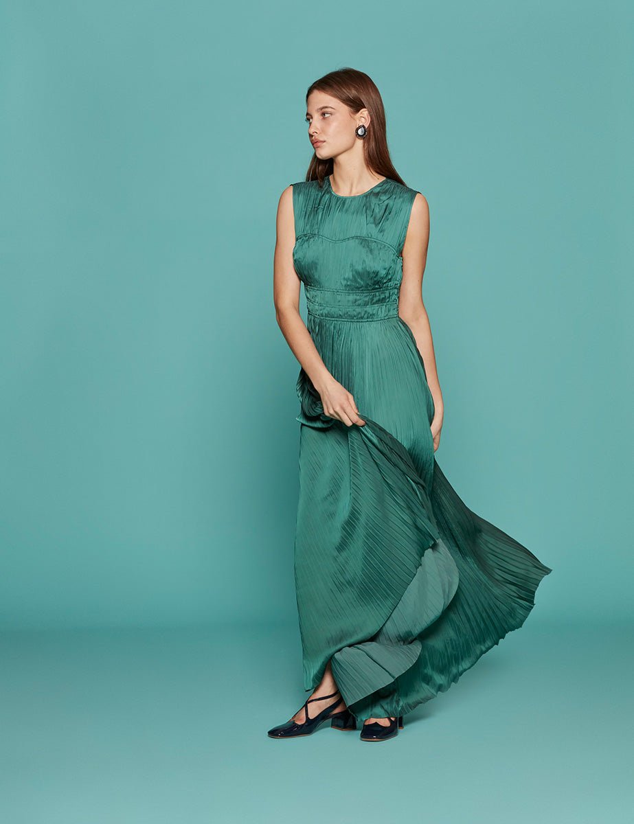 abito jelia gown jadeite - ulla johnson - abito