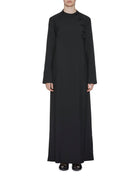 abito lungo lana black - rohe - abito