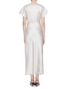 abito lungo raso burro - blufrida - abito