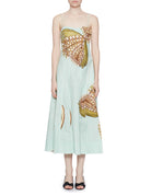 abito midi spalline water blossoms - ulla johnson - abito