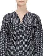 abito mini pois blu - Frida SRL
