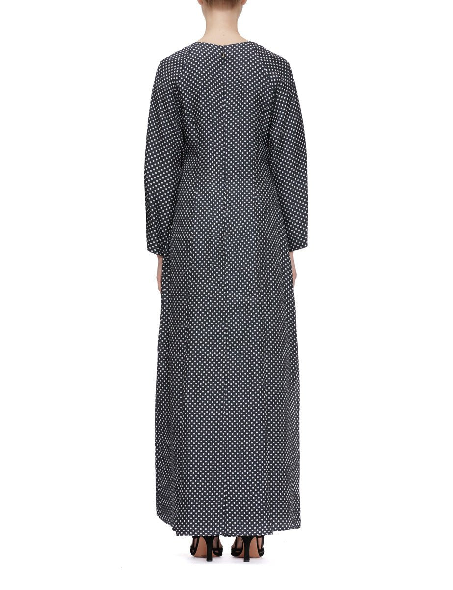abito mini pois blu - Frida SRL