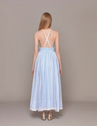 abito oxford heavenly azzurro - vivetta - abito