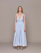 abito oxford heavenly azzurro - vivetta - abito