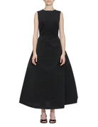 abito pannello drappeggio nero - Frida SRL