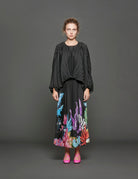 abito plisse nero - Frida SRL