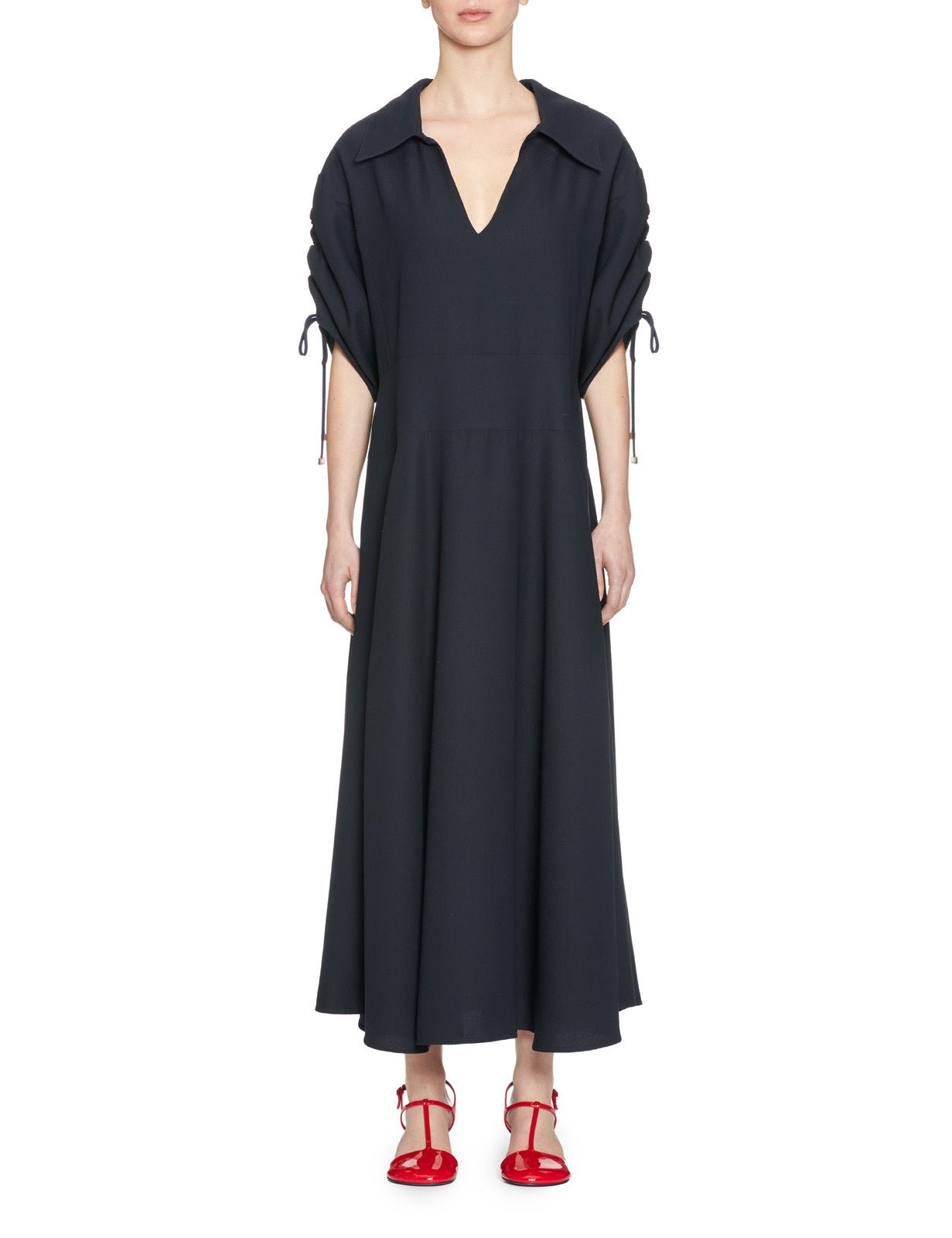 abito polo midi blu - vivetta - abito