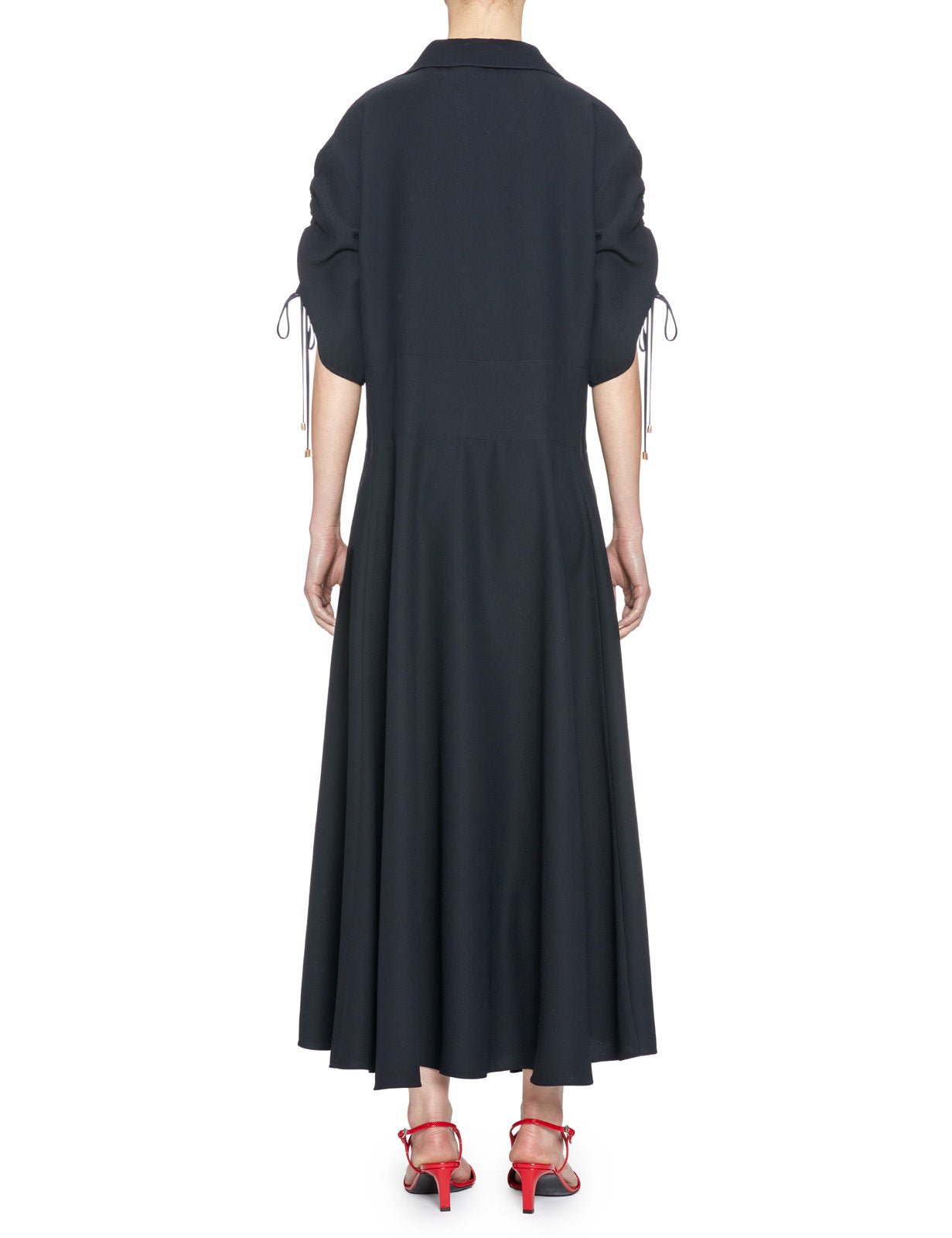 abito polo midi blu - vivetta - abito