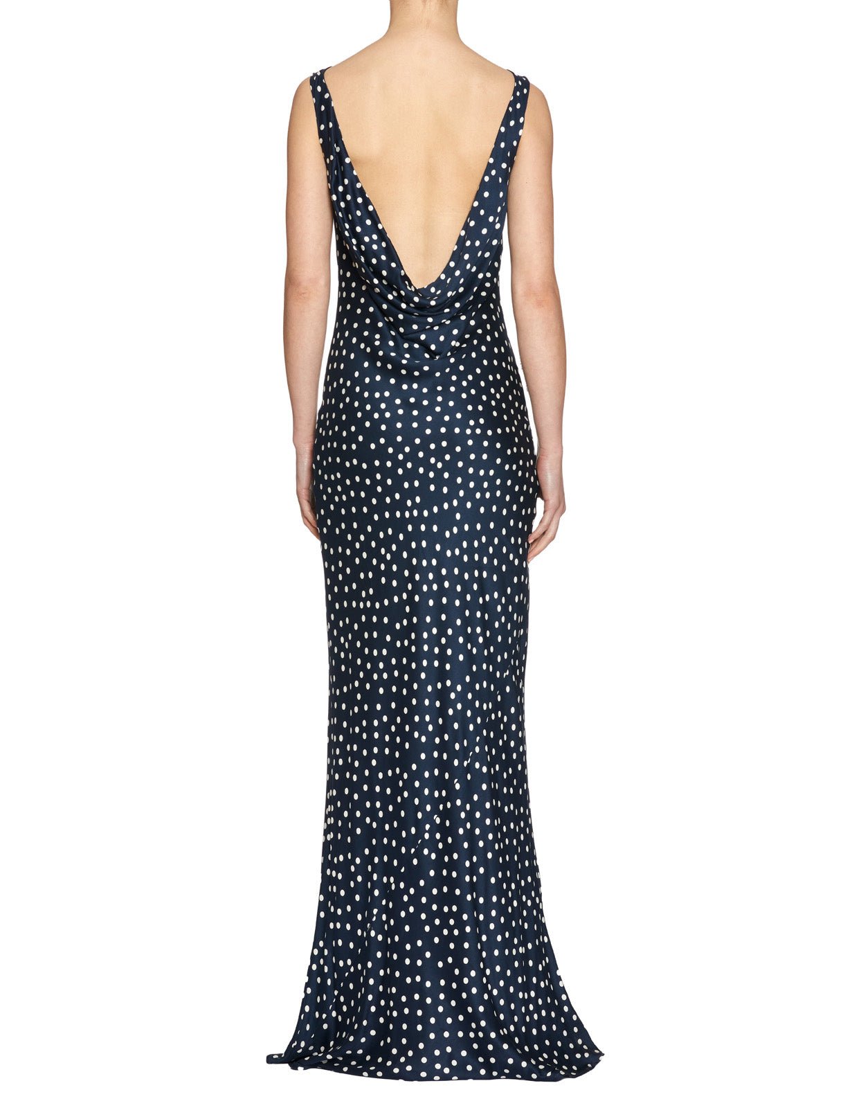 abito raso pois blu navy - blufrida - abito