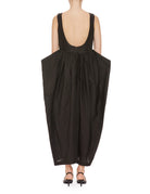 abito senza maniche scollatura black - rohe - abito