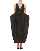 abito senza maniche scollatura black - rohe - abito