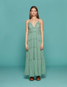 abito shyla gown sea glass - ulla johnson - abito