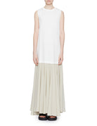 abito t-shirt gonna latte - alysi - abito