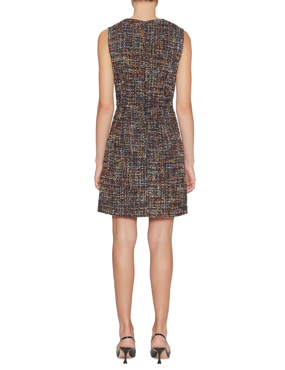 abito tubino bouclè multicolor - Frida SRL