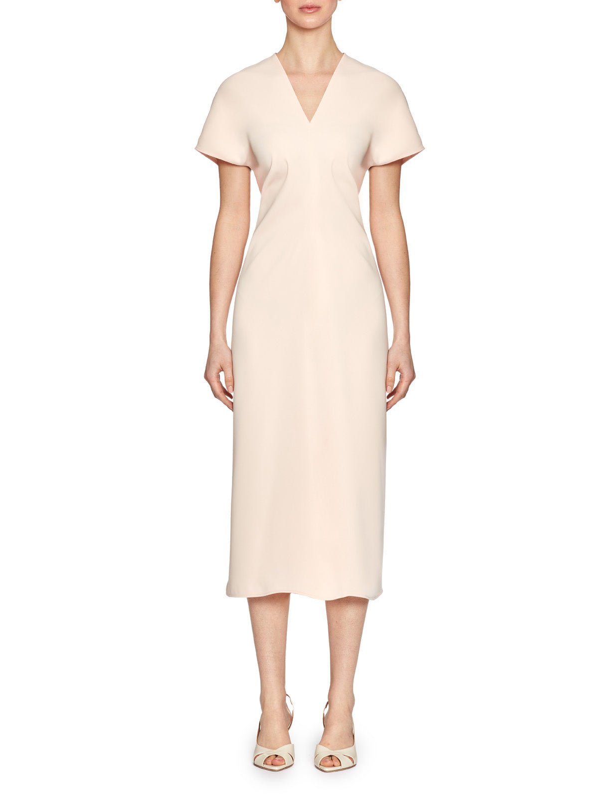 abito tubino cady nude - blufrida - abito
