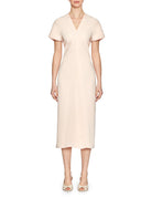 abito tubino cady nude - blufrida - abito