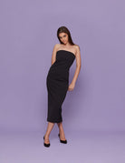 abito tubino crepe nero - Frida SRL